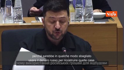 Guerra Ucraina, Zelensky: "L'uso degli asset russi sarebbe la scelta più giusta"