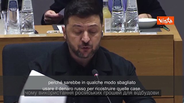 Guerra Ucraina, Zelensky: L'uso degli asset russi sarebbe la scelta più giusta