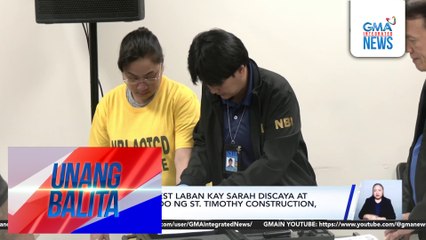 Warrant of arrest laban kay Sarah Discaya at Ma. Roma Rimando ng St. Timothy Construction, isinilbi na | Unang Balita