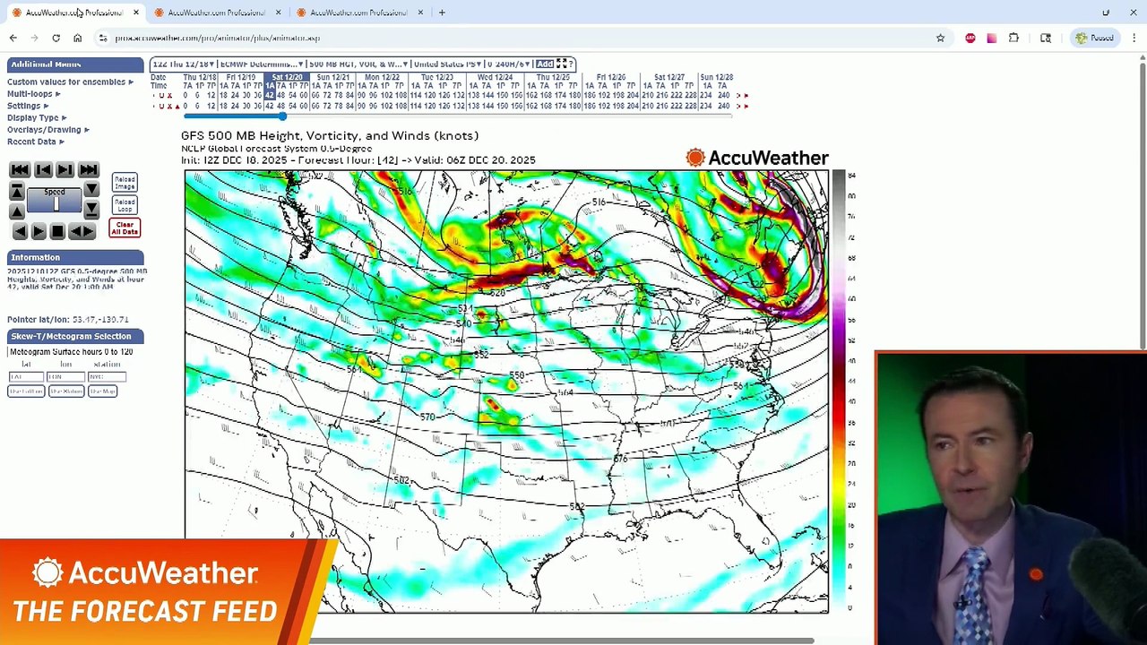 How could the forecast across the country affect your plans for the week before Christmas?