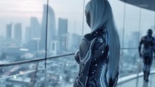 4200 | Mega Future City | Beautiful Humanoid Robots and Androids Girl