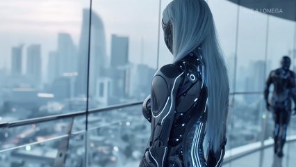 4200 | Mega Future City | Beautiful Humanoid Robots and Androids Girl