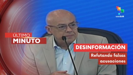 Rodríguez desmiente difamaciones y denuncia el verdadero origen de la violencia en EE.UU.