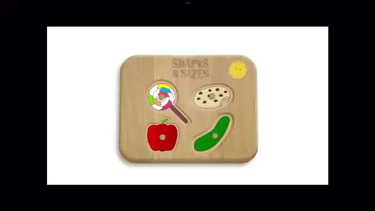 Shapes and sizes ep 23 Cookie Cucumber Lollipop Red Bell Pepper