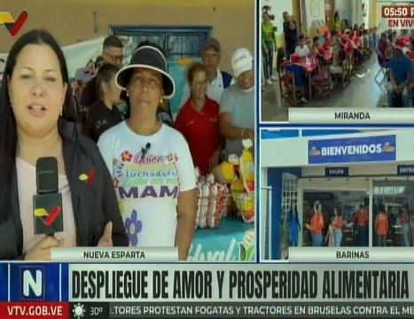 Nva. Esparta | Habitantes del mpio. Antonio Díaz beneficiados con la Feria del Campo Soberano