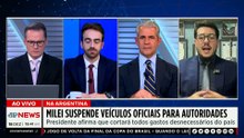 Milei corta privilégios e suspende carros oficiais para autoridades na Argentina