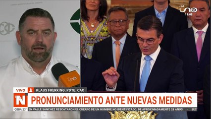 CAO SOBRE LAS MEDIDAS ECONÓMICAS DE PAZ