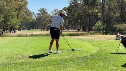 Lucas Herbert in action at Bendigo Pro-Am. December 18, 2025.