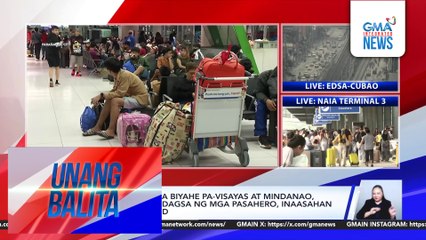 Karamihan sa mga biyahe pa-Visayas at Mindanao, fully-booked na; dagsa ng mga pasahero, inaasahan ngayong weekend | Unang Balita