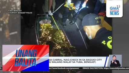 DPWH Usec. Catalina Cabral, nag-check in sa Baguio City bago siya nakitang walang malay sa Tuba, Benguet, ayon sa pulisya | Unang Balita