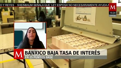 Banxico recorta la tasa de interés para apoyar la economía, explica subdirectora de Banamex