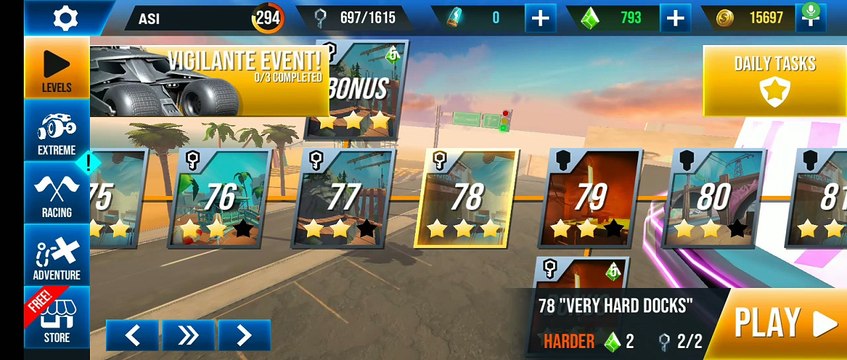 Stunt Car Extreme Level 78 VERY HARD DOCKS