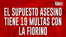 El supuesto asesino tiene 19 multas con la Fiorino