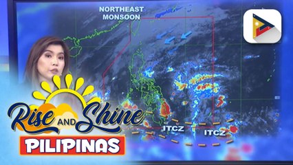 Amihan, magdadala ng malamig na panahon sa Northern Luzon; ITCZ, nakaaapekto sa Mindanao; easterlies, nagpapaulan sa silangang bahagi ng bansa