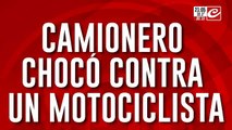 Camionero choco contra motocilcista y ahora familia y vecinos reclaman justicia