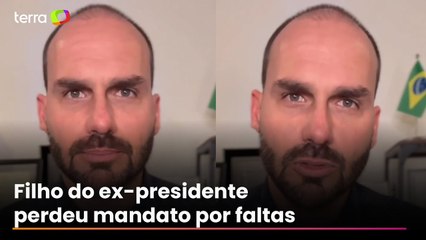 Eduardo Bolsonaro se pronuncia pela primeira vez após cassação: ‘Medalha de honra'