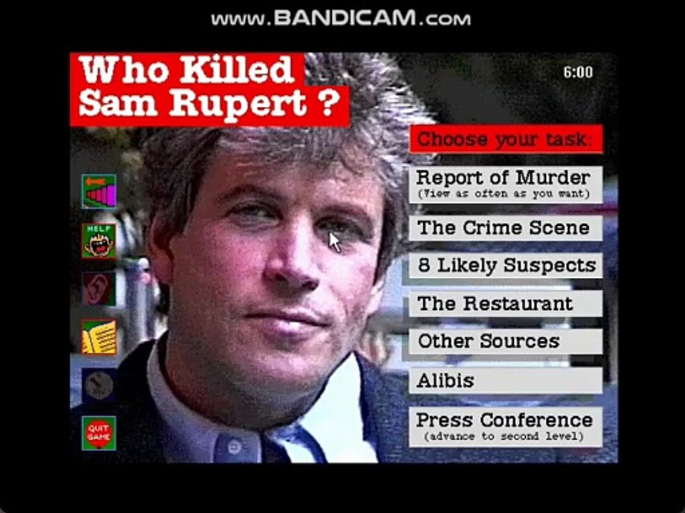 Who Killed Sam Rupert: Virtual Murder 1 Full Playthrough