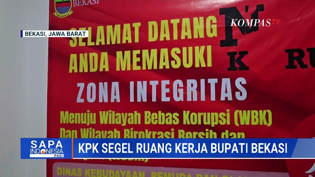 Bupati Bekasi Ade Kuswara Kunang Terjaring OTT, Ruang Kerja Disegel KPK | SAPA PAGI