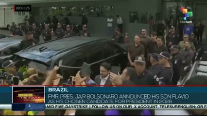 Brazil: Ex-president Bolsonaro names son Flavio as candidate for 2026 elections