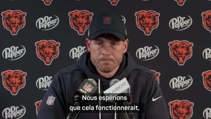 Chicago Bears - Ben Johnson : "Une stratégie que nous avions mise en place"