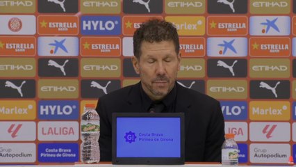 Simeone, rueda de prensa tras el Girona 0 - Atlético de Madrid 3