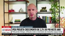 Ipea projeta crescimento de 2,3% do PIB neste ano; economista analisa