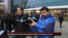 Trabzonspor kafilesi Gençlerbirliği maçı için Ankara'ya geldi
