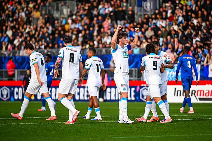 Coupe de France : L’OM régale et corrige Bourg-en-Bresse
