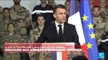 Le discours aux Armées d'Emmanuel Macron à Abou Dhabi