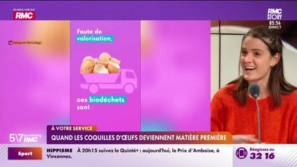 Justine Lecailler à votre service : Quand les coquilles d'œufs deviennent matière première - 19/12