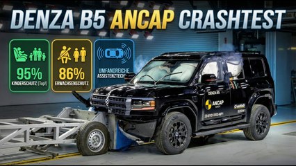 Denza B5 ANCAP Crashtest: Assistenzsysteme und Schutz im Detail