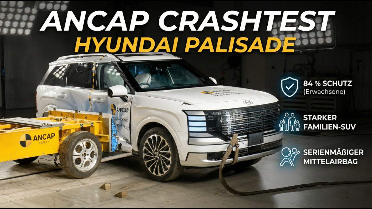 ANCAP Crashtest: Wie sicher ist der neue Hyundai Palisade wirklich?