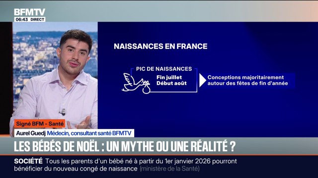 SIGNÉ BFM - Avec plus de naissances observées entre fin juillet et début août, est-ce que les Français ont une libido plus forte à Noël?