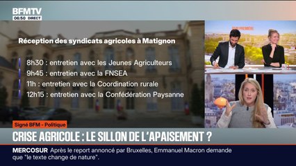 SIGNÉ BFM - Sébastien Lecornu reçoit les quatre principaux syndicats agricoles ce vendredi