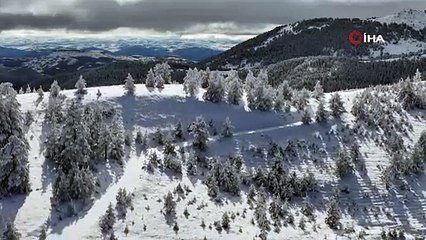 Sürücülerin korkulu rüyası Tersun Dağı’nda kartpostallık görüntüler