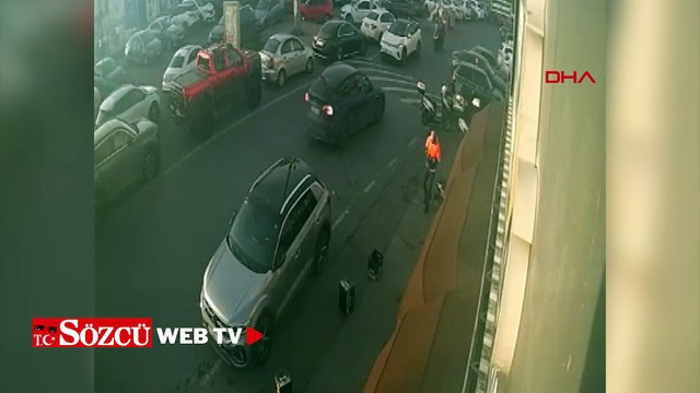 Maltepe’de park manevrası kazayla sonuçlandı