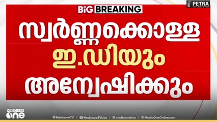 'ശബരിമല സ്വ‍ർണക്കൊള്ളയുമായി ബന്ധപ്പെട്ട് കള്ളപ്പണ ഇടപാട് നടന്നു'