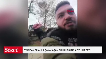Tuzla’da oyuncak silahla şakalaşan grubu bıçakla tehdit etti