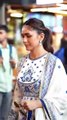 mrunal thakur spotted at mumbai airport as she takes a flight back in town