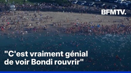 Fusillade à Sydney: des centaines de personnes rendent hommage aux victimes pour la réouverture de Bondi Beach