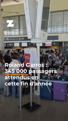 Roland Garros : 345 000 passagers attendus en cette fin d'année
