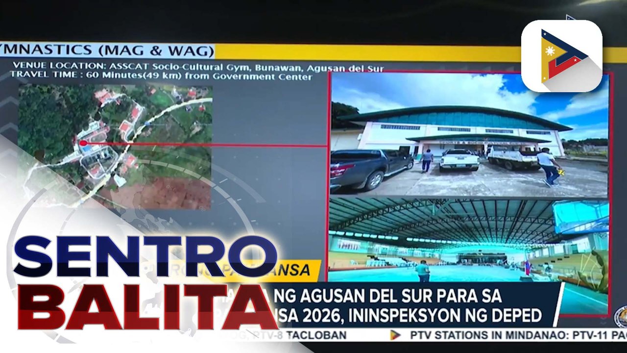 Paghahanda ng Agusan del Sur para sa Palarong Pambansa 2026, ininspeksyon ng DepEd  | ulat ni Jireh Saludar - PTV Agusan Del Sur