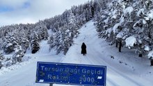Mevsimin doğaya yansıması: Tersun Dağı’nda böyle görüntülendi!