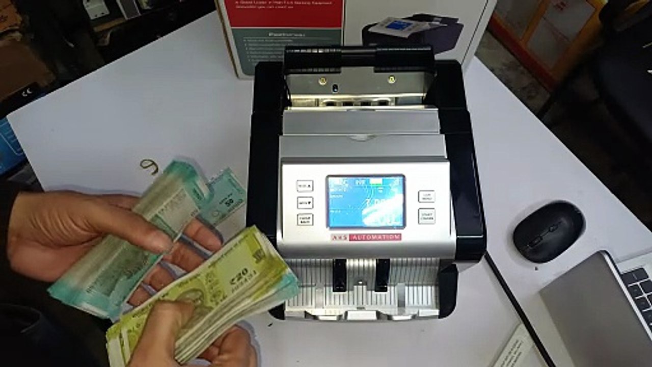 🚀 High-Speed Cash Counting Machine with AI & CIS Sensor | Best Multi-Currency Mix Currency Counting Machine in India 2026