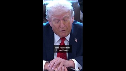 Trump firma un decreto para sacar la marihuana del grupo de las drogas más peligrosas y permitir su uso con fines médicos
