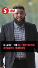 Papagomo charged with failure to notify business changes concerning public donations