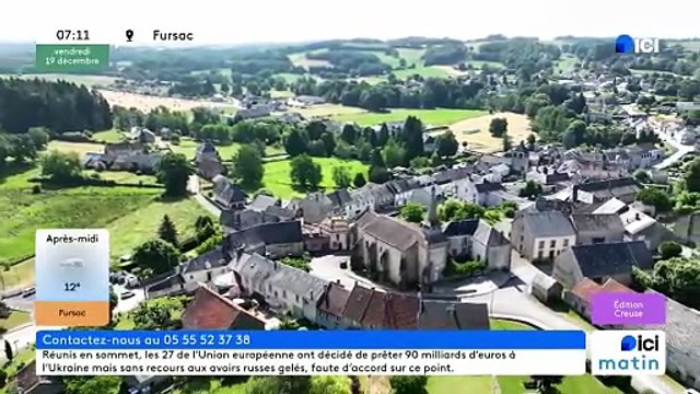 19/12/2025 - ici matin par ici Creuse en vidéo