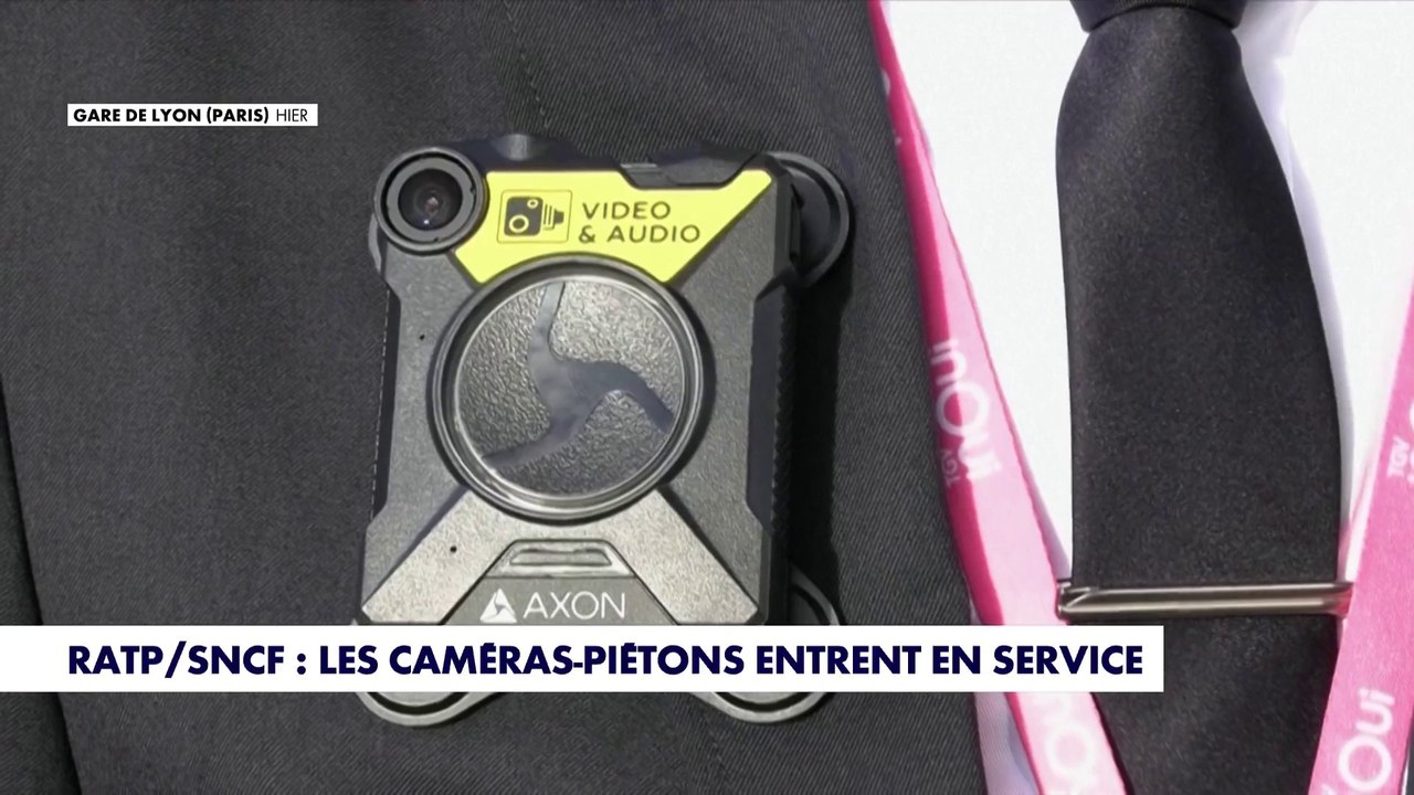 Les contrôleurs RATP et SNCF sont désormais équipés de caméras-piétons