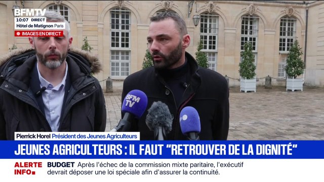 Il est impensable pour nous qu'on continue à accepter ce qui est en train de se jouer , assure Pierrick Horel, président des Jeunes Agriculteurs