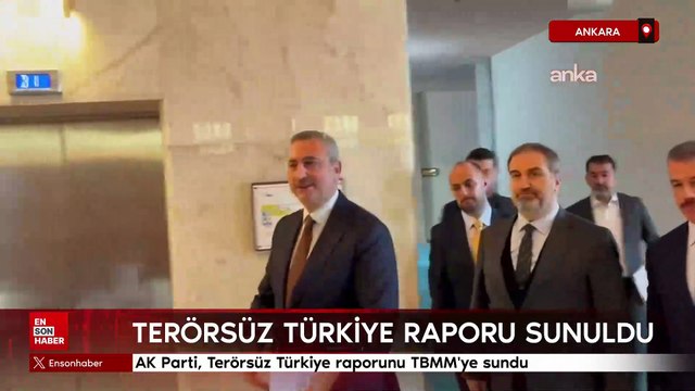 AK Parti, Terörsüz Türkiye raporunu TBMM'ye sundu